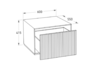 Salini Armonia 27A.2.600.415.03.0 Тумба подвесная, цвет: латунь