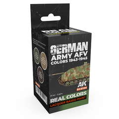 Набор красок AK Interactive Real Colors - German Army AFV Colors 1943-1945