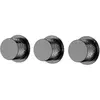 Boheme 124-3-SGM.1 Смеситель встроенный STICK DIAMOND SHINE GUN METAL 3-х проходной