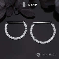 D-ring Side Crystal 1.6мм