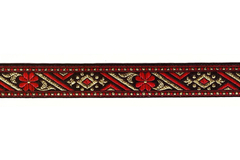 Тесьма жаккард с метанитом 1857, рис.8776, ш. 2,2 см.