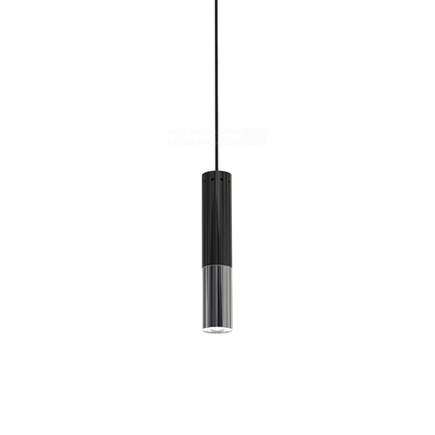 Люстра Ike Suspension черная-Silver 1 диаметр 5.5см.
