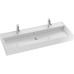 Jacob Delafon Vivienne EXBK112-00 Раковина керамическая 120х46 см, белая фото