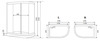 Timo Lux T-7702R Душевая кабина 120x85, цвет: хром