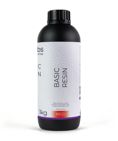 Фотополимер HARZ Labs Basic Resin, красный (1 кг)