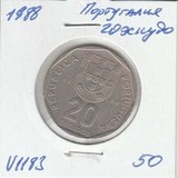 V1183 1988 Португалия 20 эскудо V1183 1988 Португалия 20 эскудо