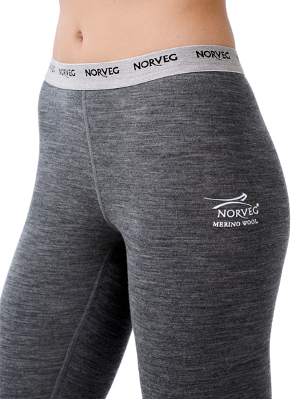 Комплект термобелья из шерсти мериноса Norveg Soft Melange женский - 9