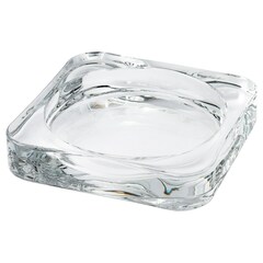Подсвечник IKEA GLASIG (ГЛАСИГ), Стеклянный, 10x10 см