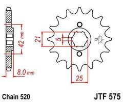 Звезда ведущая JTF575 14