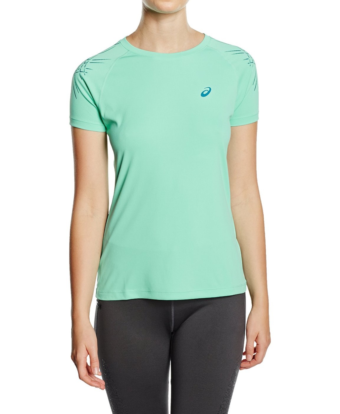 Футболка для бега Asics Stripe SS Top женская
