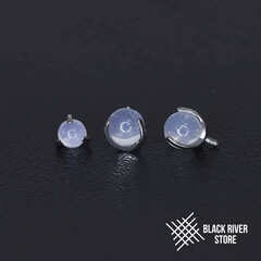 Ball 3-Prongs 3мм/4мм/5мм White Opal