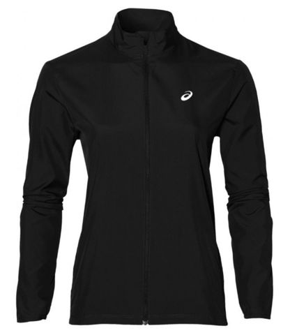 Asics Silver женская ветрозащитная куртка черная