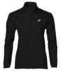 Asics Silver женская ветрозащитная куртка черная - 1