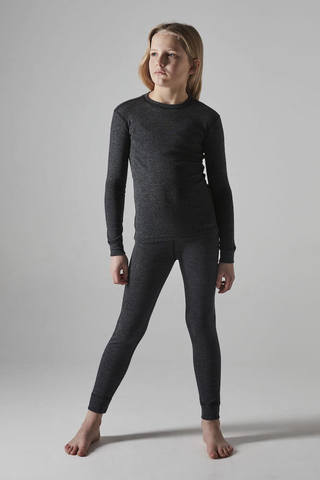 Craft Core Wool Merino комплект термобелья детский черный