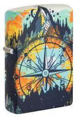 Фото Зажигалка ZIPPO Compass Design с покрытием Glow In The Dark Green, латунь/сталь, разноцветная