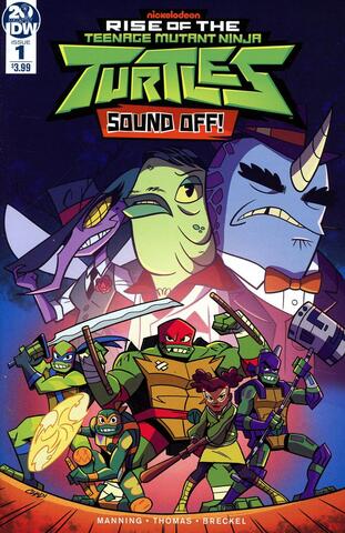 Rise Of The Teenage Mutant Ninja Turtles: Sound Off #1 (Cover A)