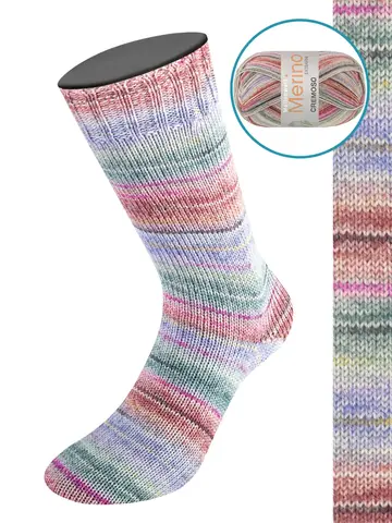 Пряжа Lana Grossa Meilenweit 100 Merino Extrafine Cremoso 4125