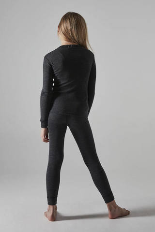 Craft Core Wool Merino комплект термобелья детский черный