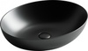 Ceramica Nova Element CN6017MB Умывальник чаша накладная овальная, 52x39.5, цвет: чёрный