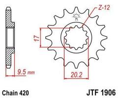 Звезда ведущая JTF1906 14