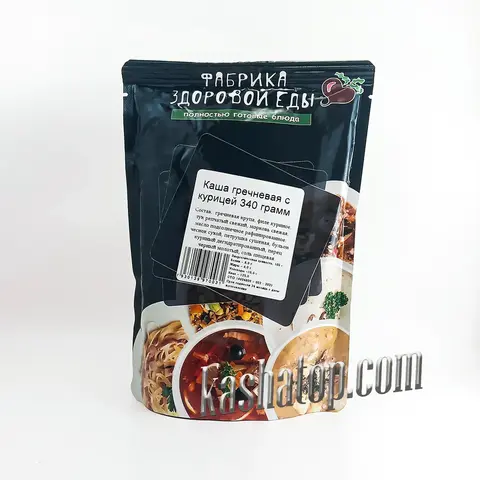 Каша гречневая с курицей 'Фабрика здоровой еды', 340г
