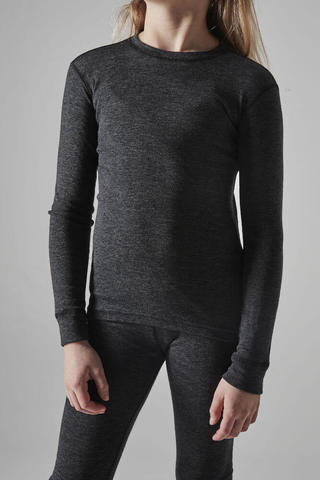 Craft Core Wool Merino комплект термобелья детский черный