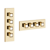 Gessi 43105#031 Внутренняя часть встраиваемого термостатического смесителя с 3мя независимыми выходами