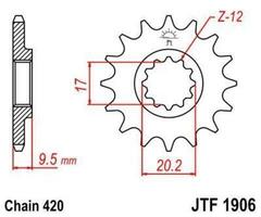 Звезда ведущая JTF1906 14
