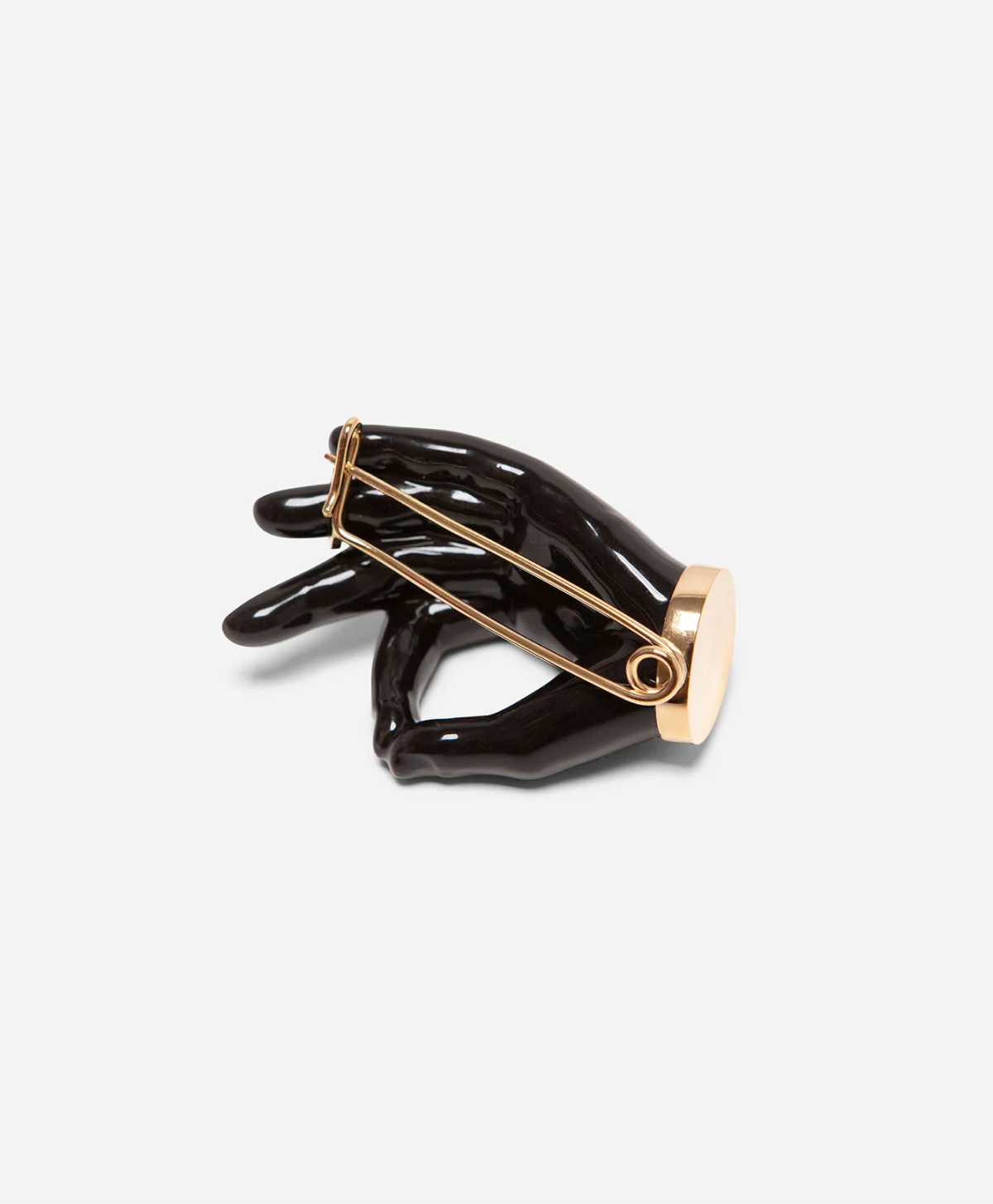 Брошь Hand BLACK
