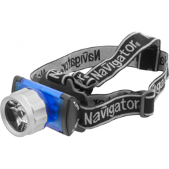 Фонарь Navigator 94 949 NPT-H02-3AAA налобн.3режима.1LED/1Вт  снято с производства