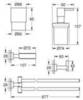 GROHE Essentials Cube 40847001 Комплект аксессуаров для ванной