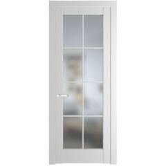 Межкомнатная дверь эмаль Profil Doors 3.1.2 (р.8) PD крем вайт остеклённая