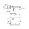 GROHE Lineare 23444001 Смеситель для раковины встраиваемый