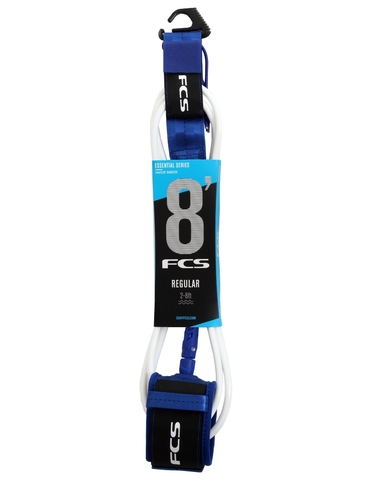 FCS 8' Regular Essential Leash Cobalt