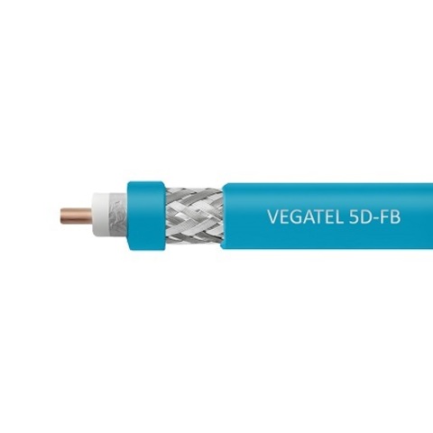 ВЧ кабель VEGATEL 5D-FB Cu (ГОСТ, синий)