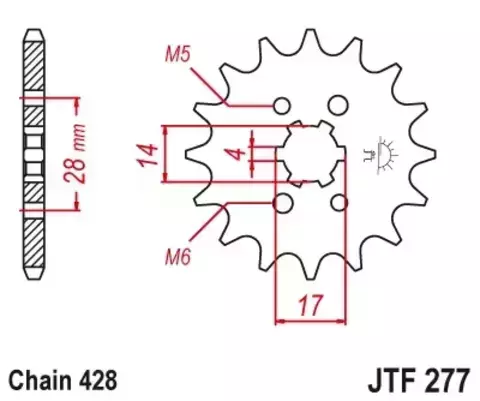 Звезда ведущая JTF277 13