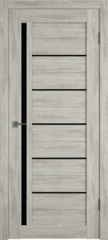Дверь Atum 1 / Lin Vellum / Black Gloss / Владимирские двери