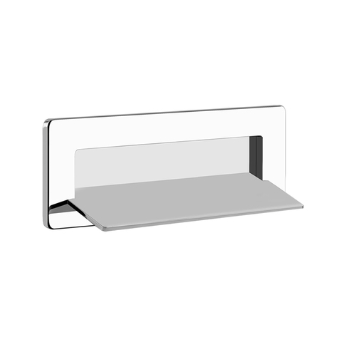 Gessi iSpa 39895#238 Каскадный излив для душа настенный прямоугольный, для монтажа с удаленным управлением (не входит в комплект), цвет: Mirror Steel