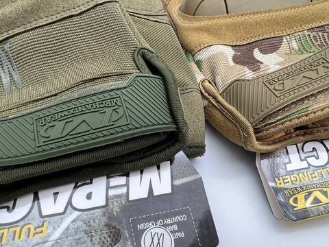 Тактические перчатки MECHANIX M-PACT MP3 fullfinger с широкими разрезными косточками, защитные, сенсорные