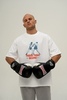 Футболка Kultura oversize Boxing белый