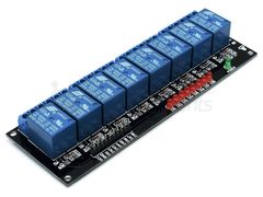 Модуль реле 8-канальный 10 А, 250 V