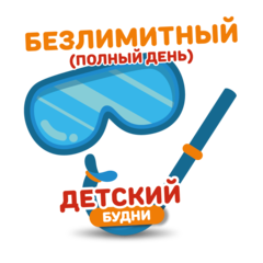 Детский билет на тариф "Безлимитный" (будние дни) со скидкой 25%