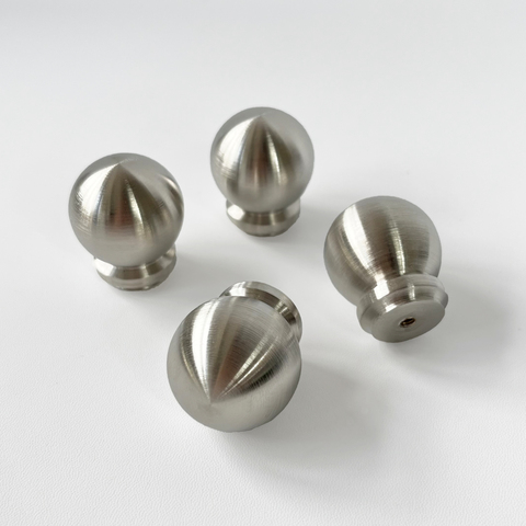 Кнопка Clover ( Satin Nickel )