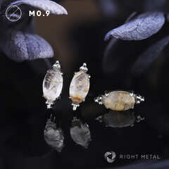 Mirror Golden Rutile Quartz