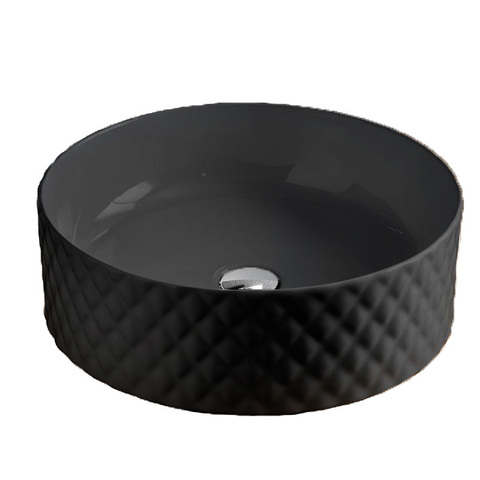 ArtCeram Rombo OSL009 17 00 Раковина-чаша, 44x44, цвет: черный (матовый)