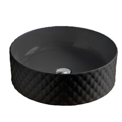 ArtCeram Rombo OSL009 17 00 Раковина-чаша, 44x44, цвет: черный (матовый) фото