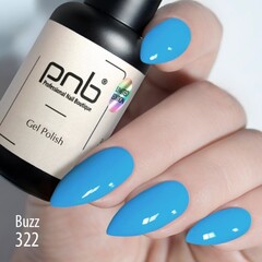 Гель-лак PNB 322 Buzz, blue