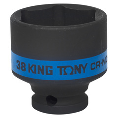 KING TONY (453538M) Головка торцевая ударная шестигранная 1/2", 38 мм