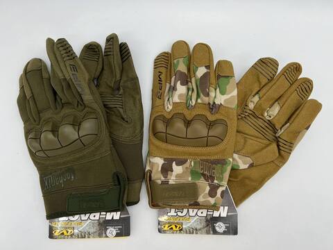 Тактические перчатки MECHANIX M-PACT MP3 fullfinger с широкими разрезными косточками, защитные, сенсорные