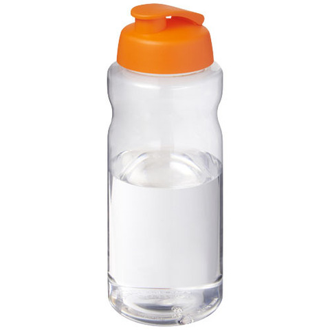 Спортивная бутылка H2O Active® Big Base объемом 1 л с откидывающейся крышкой